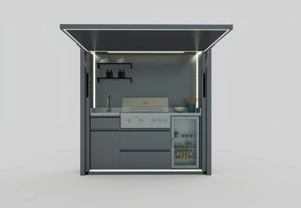 Cuisine extérieure Baxalt Compact vue de face